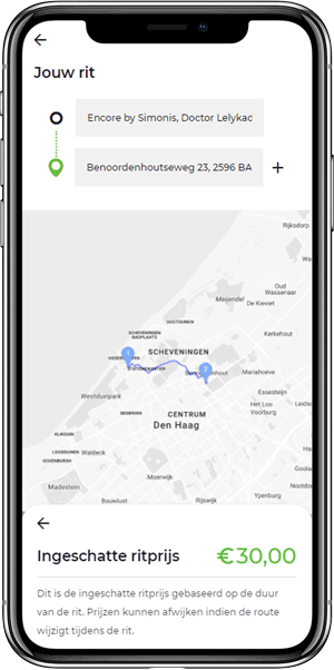 Nieuwe app reservering